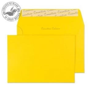 Image of Blake Creative Colour C6 120gm2 Peel and Seal Wallet Envelopes Egg