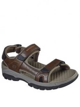 Image of Skechers Tresman Velcro Sandals - Brown
