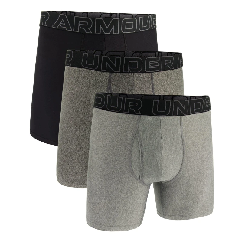 Image of Under Armour Prf Tech 6" 3Pk Sn00 Boxer Briefs Medium Multi 42748799390