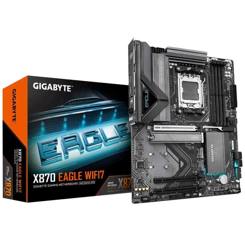 Image of Gigabyte X870 EAGLE WIFI7 AMD Ryzen DDR5 WIFI Motherboard - Socket AM5