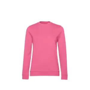 Image of B&C Womens/Ladies Set-in Sweatshirt (S) (Pink)