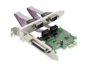Image of Conceptronic PCI Express Card 1-Port Parallel & 2-Port Serial