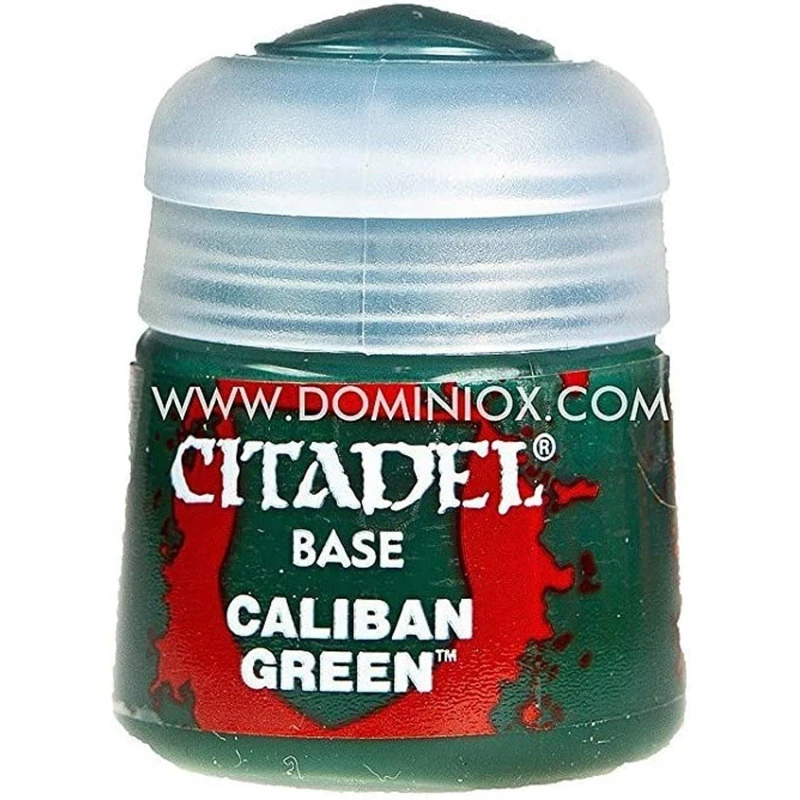 Image of Citadel Games Workshop Colour Base: Caliban Green (12ml) Paint Multi