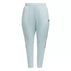 Image of adidas Tiro Tracksuit Bottoms (Plus Size) Womens - Almost Blue / Shadow Maroon