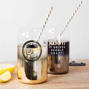 Image of Brewmaster Set of 2 Can Shaped Glasses