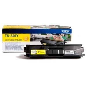 Image of Brother TN326 Yellow Laser Toner Ink Cartridge