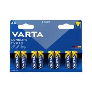 Image of Varta Longlife Power Non-Rechargeable Aa Battery, Pack Of 8