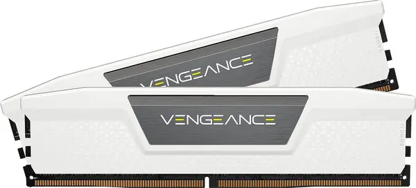 Image of Corsair VENGEANCE 32GB (2x16GB) DDR5 DRAM 5600MHz C40 Memory Kit - White - CMK32GX5M2B5600C40W