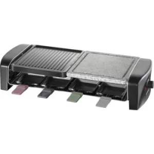 Image of Severin RG 9645 Raclette 8 pannikins, with hot stone Black