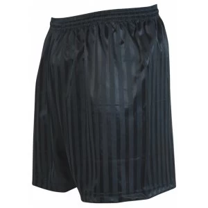Image of Precision Striped Continental Football Shorts 34-36" Black