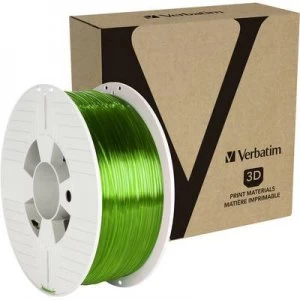 Image of Verbatim 55057 Filament PETG 1.75mm 1kg Green (transparent)