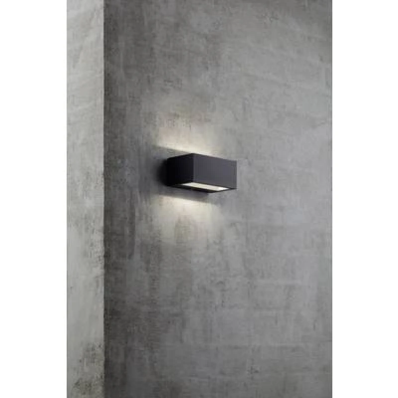 Image of Nordlux Nordlux Nene 872723 LED outdoor wall light LED (monochrome) Built-in LED 6 W Anthracite 872723
