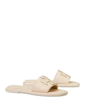 Image of Tory Burch Womens Double T Sport Slide Sandals