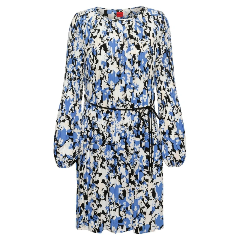 Image of Hugo Kavori-1 Dress Blue female 10