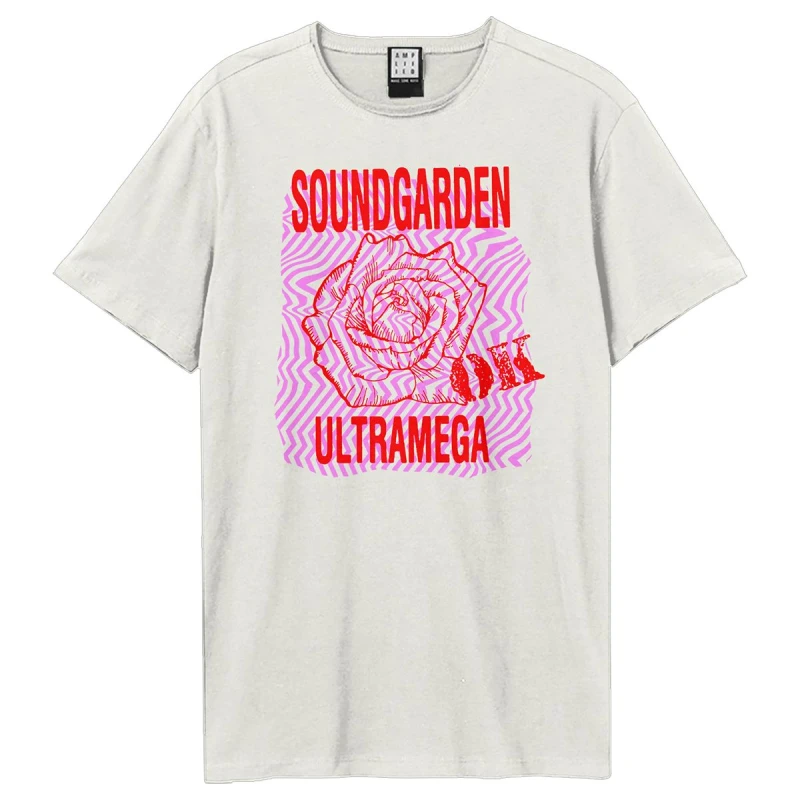 Image of Amplified Amplified Men Ultramega Soundgarden Vintage T-Shirt in White Size: X-Small White XS Male 5063527531711