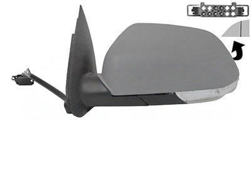 Image of RIDEX 50O0293 Wing mirror Left, Complete Mirror Outside Mirror (50)