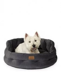 Image of Joules Chesterfield Pet Bed Grey Small