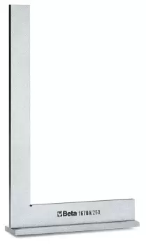 Image of Beta Tools 1670A Flanged Precision Square - Ground Steel 150x 100mm 016700115