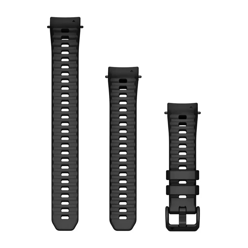 Image of Garmin 010-13397-01 20mm Black Silicone Band (Instinct Watch