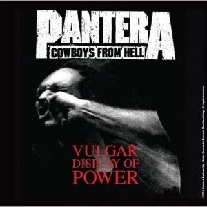 Image of Pantera - Vulgar Single Cork Coaster