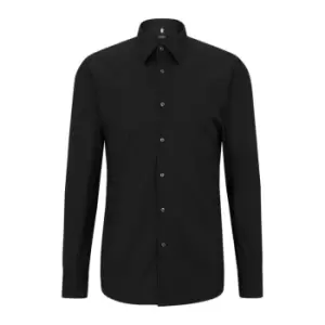 Image of Boss T Hay Long Sleeve Shirt - Black