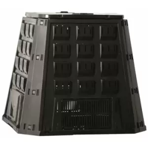 Image of Compost Bin Black 400 l 6071480 Nature Black