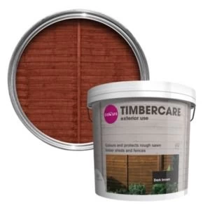 Image of Colours Timbercare Dark brown Shed fence stain 5L