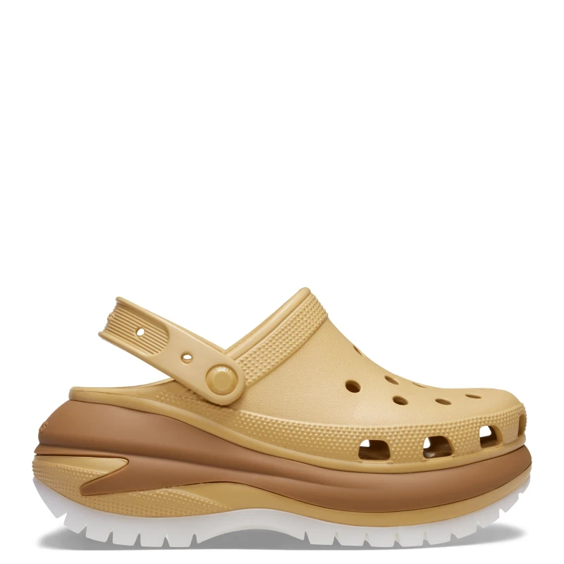 Image of Crocs Unisex Mega Crush Matte Clogs Wheat W4/M3