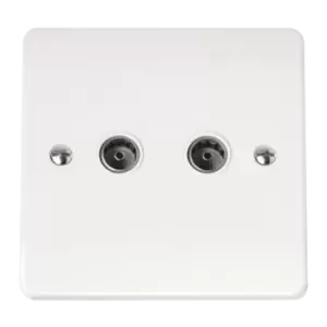 Image of COAXIAL SOCKET TWIN OUTLET