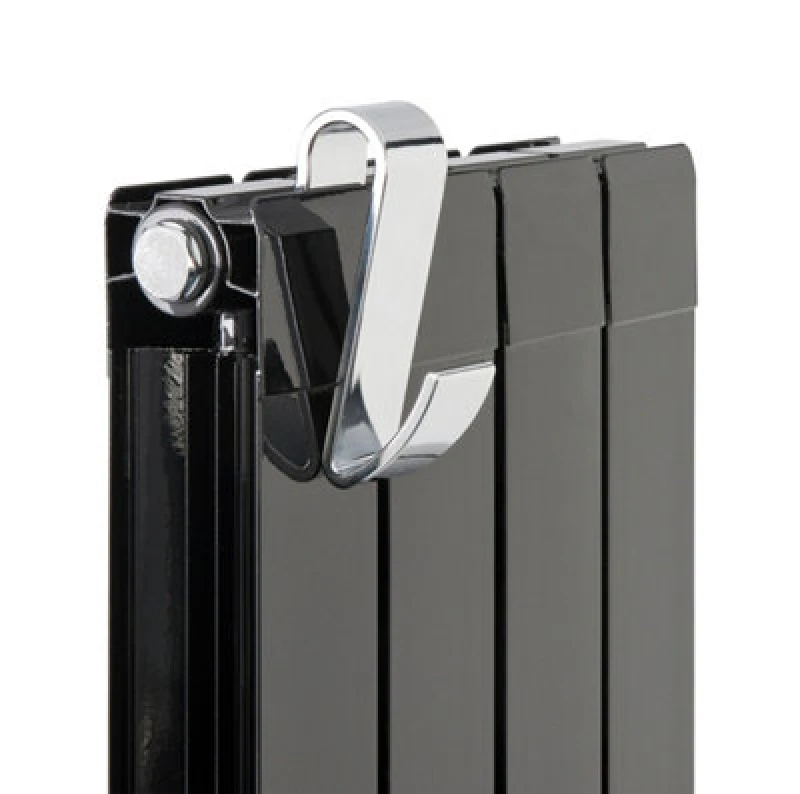 Image of Balterley Heating Accessories Curved Robe Hook Chrome Silver unisex