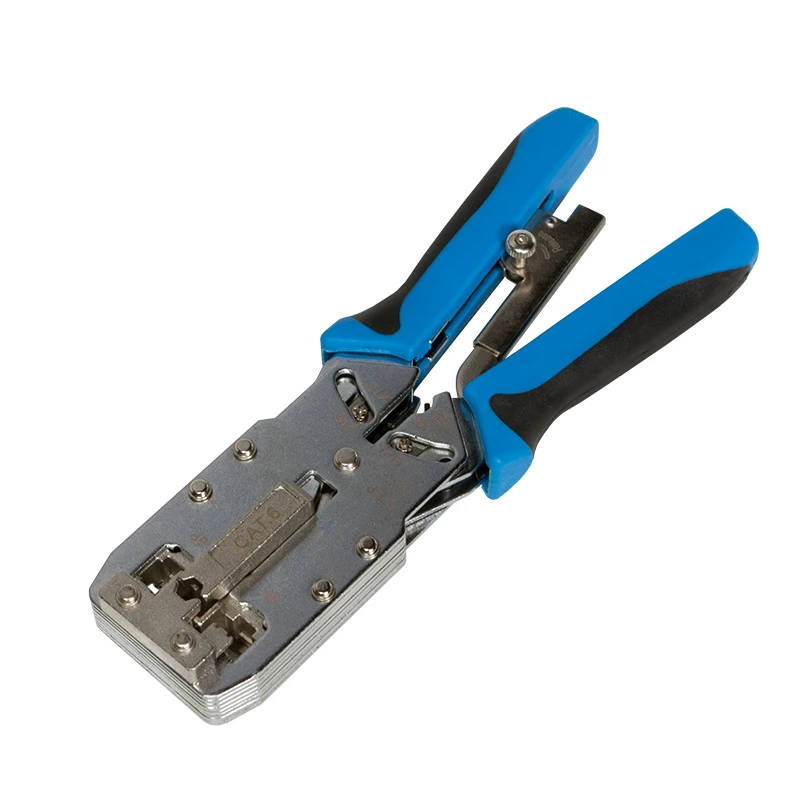 Image of LogiLink WZ0035 cable crimper Crimping tool Black. Blue