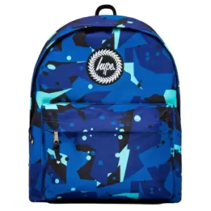 Image of Hype Geo Camo Backpack (One Size) (Blue/Teal/Black)