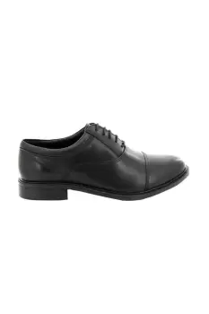 Image of Fuller Fitting Capped Leather Oxford Shoes