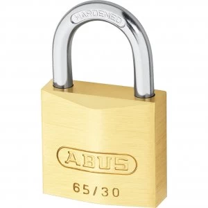 Image of Abus 65 Series Compact Brass Padlock 35mm Standard