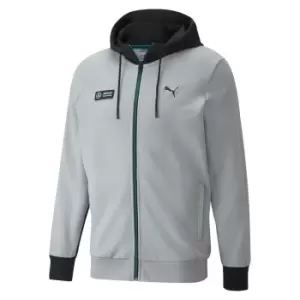 Image of 2022 Mercedes MAPF1 Hooded Sweat Jacket (Silver)