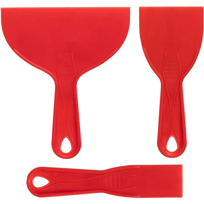 Image of Putty Filler Knife Set Painting Decorator Spreader Scraper 3pc Amtech G0948