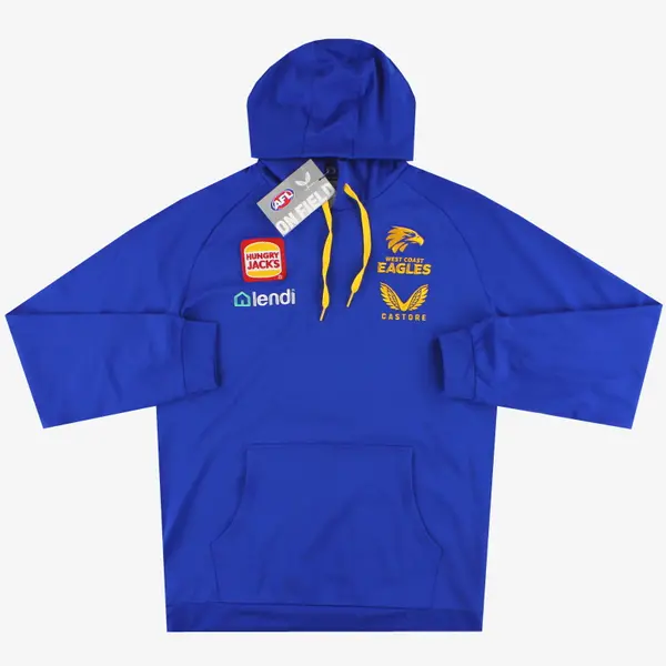 Image of Castore West Coast Eagles Travel Hoodie - Size L