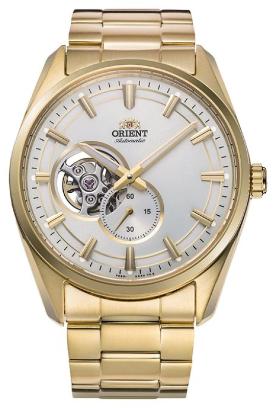 Image of Orient Contemporary Semi Skeleton White Dial Men's Watch RA-AR0007S30B RA-AR0007S30B