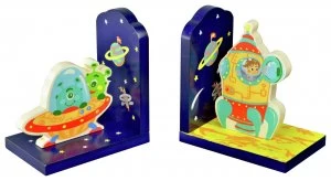 Image of Fantasy Fields Outer Space Bookends.