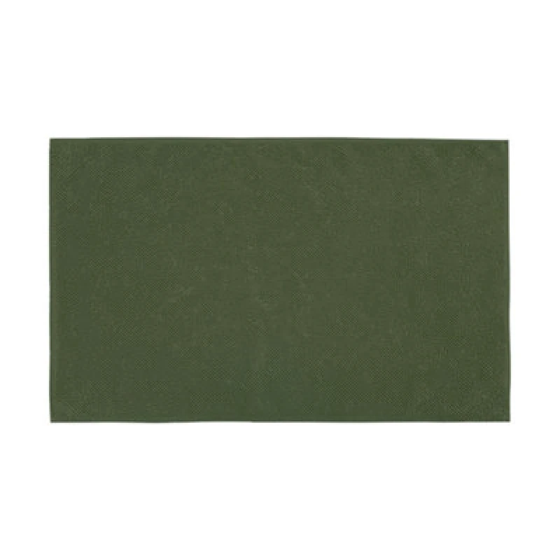 Image of Misona Luxury Loop Reversible Organic Cotton Bath Mat - Khaki Green