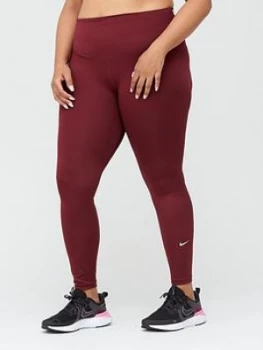 Image of Nike The One Curve Legging - Dark Beetroot