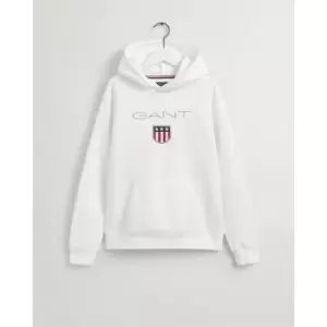 Image of Gant Shield Logo Hoodie - Neutral