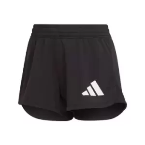 Image of adidas Pacer 3-Bar Knit Shorts Womens - Black