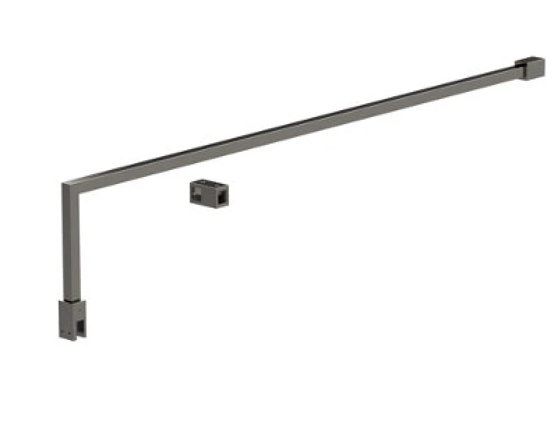 Image of Balterley Wetroom Screen Support Arm - Brushed Pewter Silver