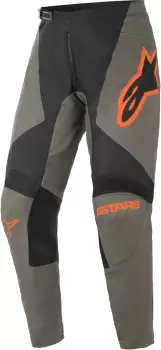 Image of Alpinestars Fluid Speed Motocross Pants, grey-orange, Size 30, grey-orange, Size 30