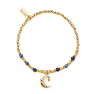 Image of ChloBo Gold Plated Love by the Moon Sodalite Bracelet