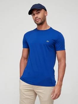 Image of Lacoste Sports Golf Classic Fit Pima Cotton T-Shirt - Navy, Size S, Men