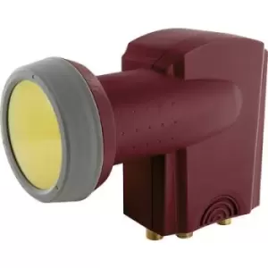 Image of Schwaiger SPS6918R531 Quattro LNB LNB feed size: 40 mm Brick red