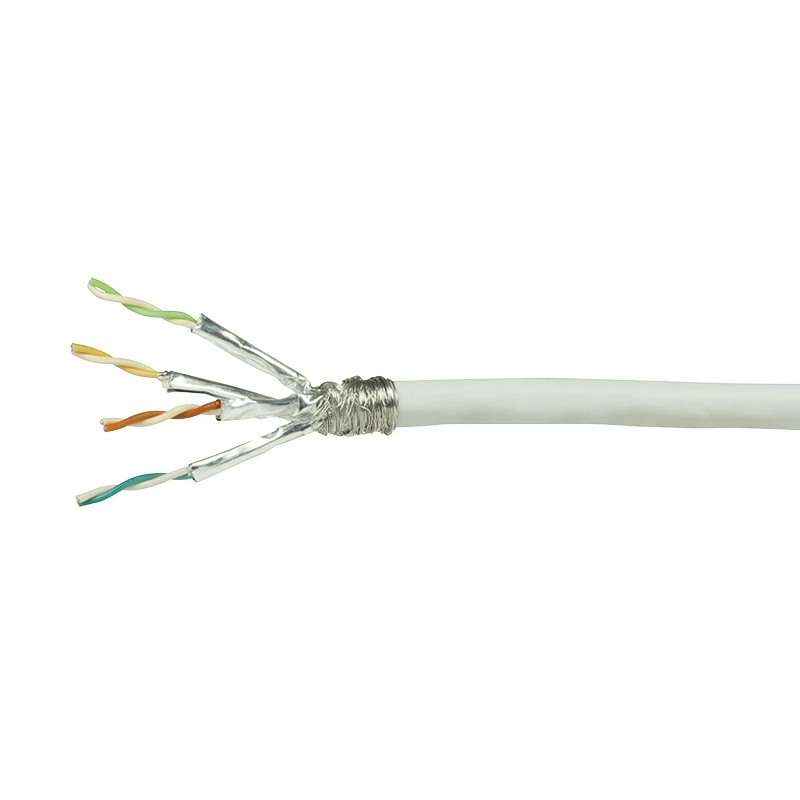 Image of LogiLink CPV0039 networking cable White 100 m Cat6 S/FTP (S-STP)