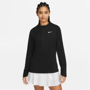 Image of Nike Dri-FIT Club Womens Half-Zip UV Top - Black
